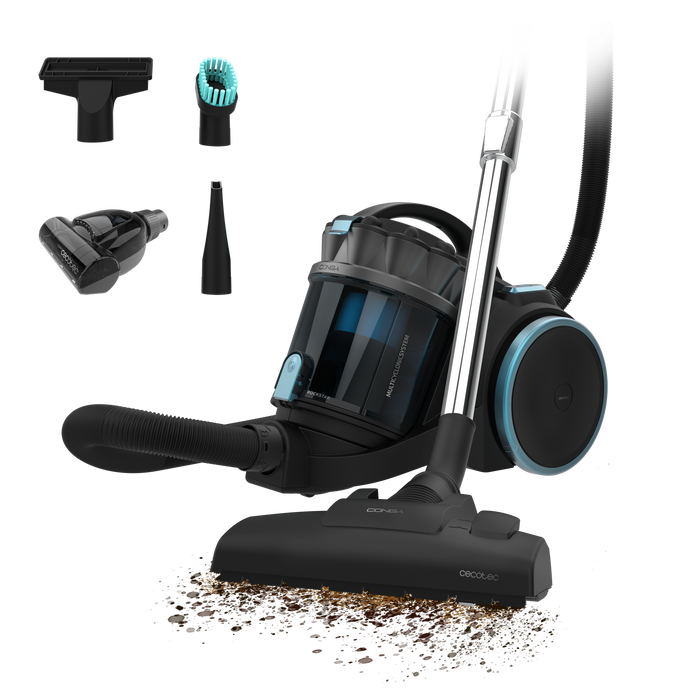 Aspirator fără sac Cecotec Conga Rockstar Multicyclonic XXL Animal, 800 W, 4 l, 20 kPa