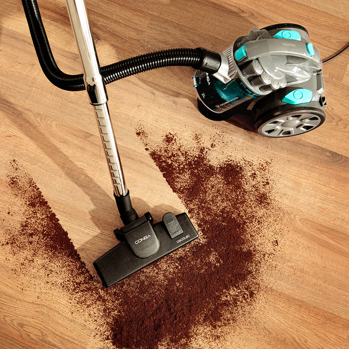 Aspirator cu recipient fără sac Cecotec Conga RockStar Cyclonic X-treme, 2 l, 800 W, rază de acțiune 6,2 m
