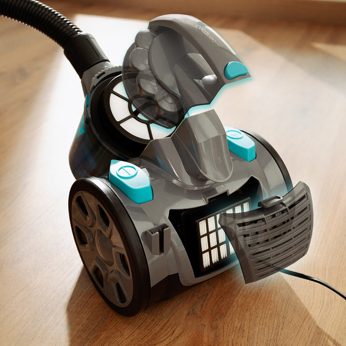 Aspirator cu recipient fără sac Cecotec Conga RockStar Cyclonic X-treme, 2 l, 800 W, rază de acțiune 6,2 m