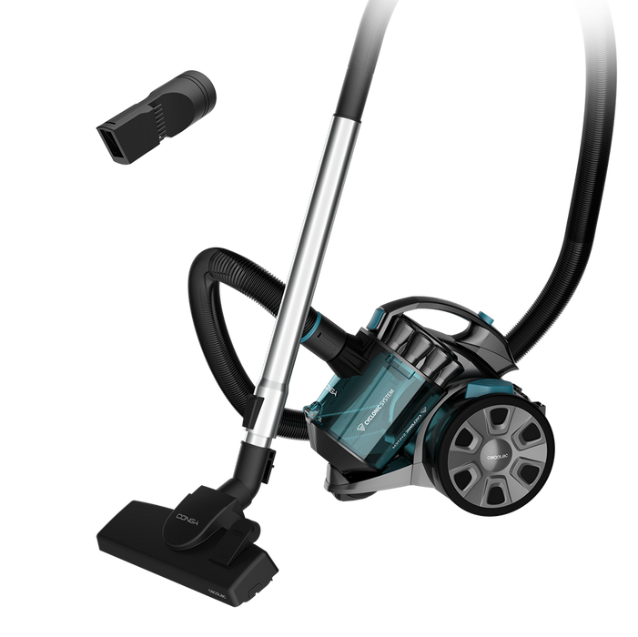 Aspirator cu recipient fără sac Cecotec Conga RockStar Cyclonic X-treme, 2 l, 800 W, rază de acțiune 6,2 m