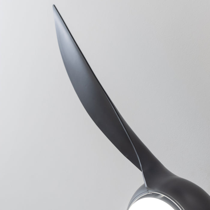 Ventilator de tavan cu iluminare Cecotec EnergySilence Aero 5295 Black, 40 W, diametru 137 cm, 6 trepte, negru