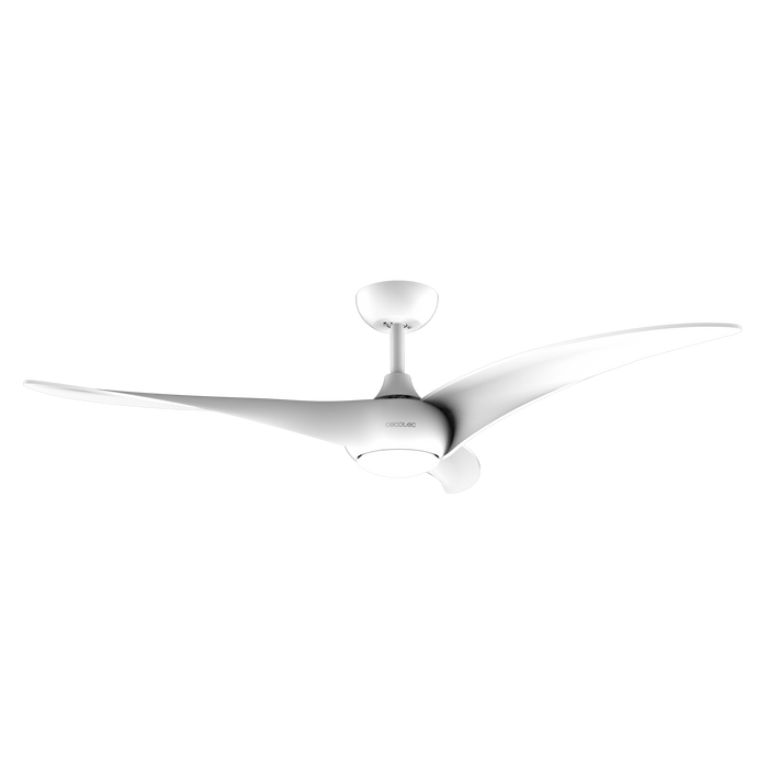 Ventilator de tavan cu iluminare Cecotec EnergySilence Aero 5295 White, 40 W, diametru 137 cm, 6 trepte, alb