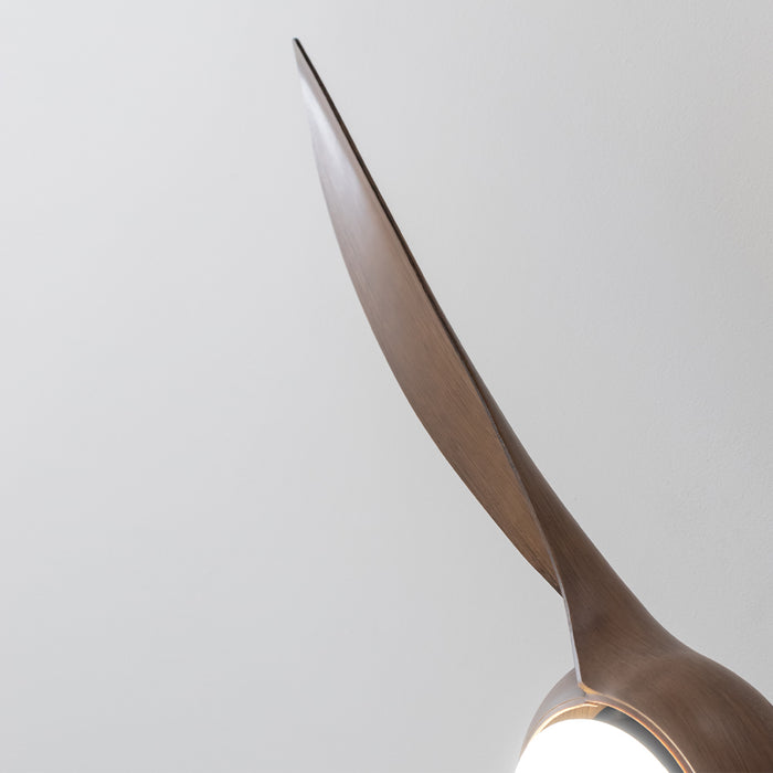Ventilator de tavan cu iluminare Cecotec EnergySilence Aero 5295 DarkWood, 40 W, diametru 137 cm, 6 trepte, LED 18 W