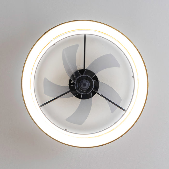 Ventilator de tavan cu iluminare Cecotec EnergySilence LampAero 600 Green Design, motor 20 W, lampă LED 40 W, 6 trepte