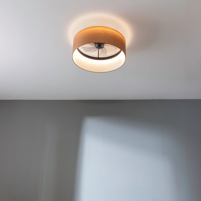 Ventilator de tavan cu lampă Cecotec EnergySilence LampAero 650 Beige Design, 20 W, 6 trepte, 60 × 60 × 29,2 cm, bej