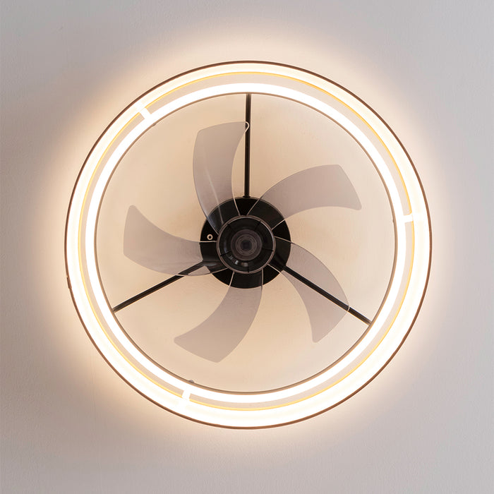 Ventilator de tavan cu lampă Cecotec EnergySilence LampAero 650 Beige Design, 20 W, 6 trepte, 60 × 60 × 29,2 cm, bej
