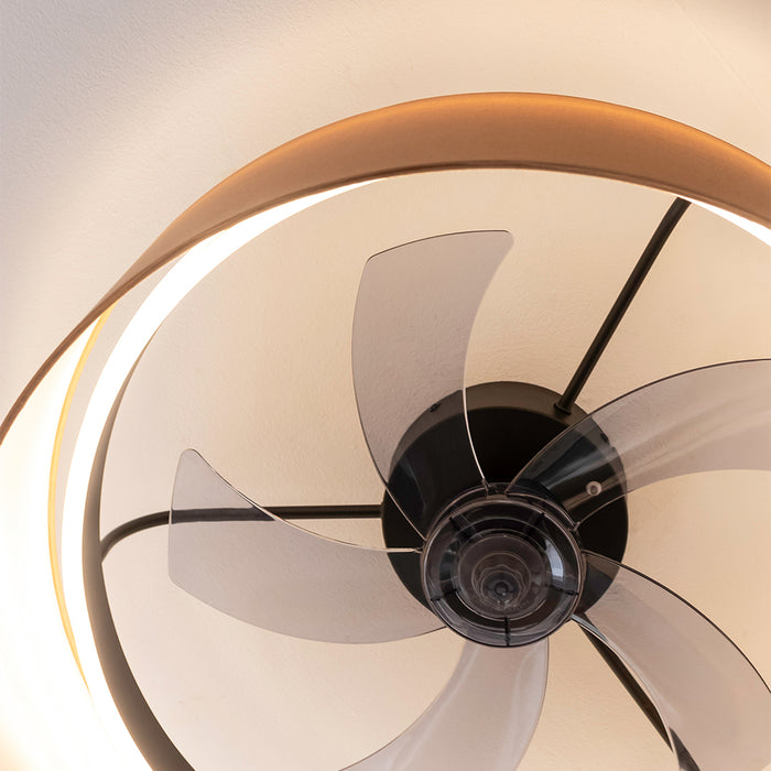 Ventilator de tavan cu lampă Cecotec EnergySilence LampAero 650 Beige Design, 20 W, 6 trepte, 60 × 60 × 29,2 cm, bej