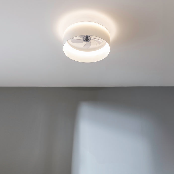 Ventilator de tavan cu lampă Cecotec EnergySilence LampAero 650 White Design, motor 20 W, LED 40 W, 6 trepte, alb