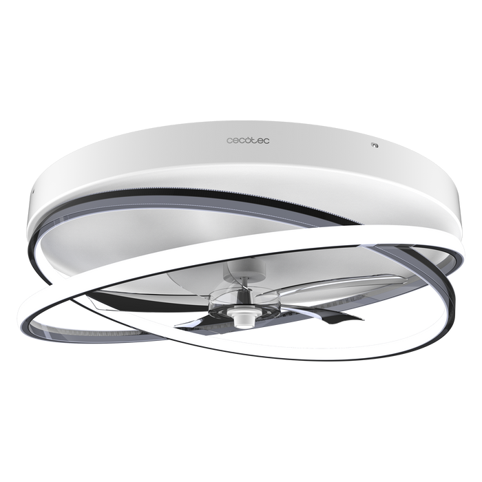 Ventilator de tavan cu lumină Cecotec EnergySilence LampAero 600 FlowLight, motor 20 W, diametru 60 cm, 6 trepte