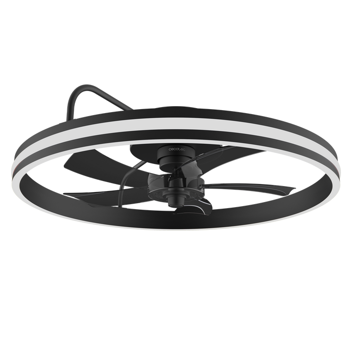 Ventilator de tavan cu iluminare Cecotec EnergySilence LampAero 650 FlowLight, 20 W, LED 45 W, 6 trepte, diametru 56 cm