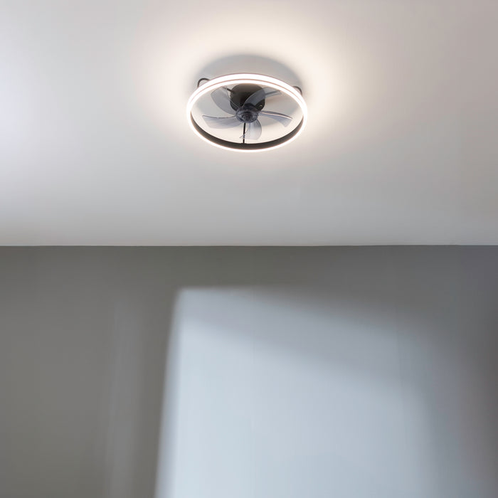 Ventilator de tavan cu iluminare Cecotec EnergySilence LampAero 650 FlowLight, 20 W, LED 45 W, 6 trepte, diametru 56 cm