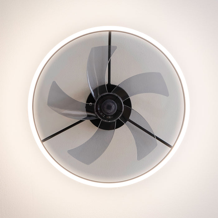 Ventilator de tavan cu iluminare Cecotec EnergySilence LampAero 650 FlowLight, 20 W, LED 45 W, 6 trepte, diametru 56 cm