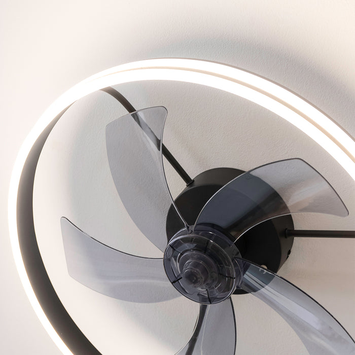 Ventilator de tavan cu iluminare Cecotec EnergySilence LampAero 650 FlowLight, 20 W, LED 45 W, 6 trepte, diametru 56 cm