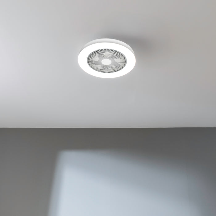 Ventilator de tavan cu lumină Cecotec EnergySilence LampAero 600 InsideWhite, motor DC 20 W, LED 40 W, 3 viteze, alb