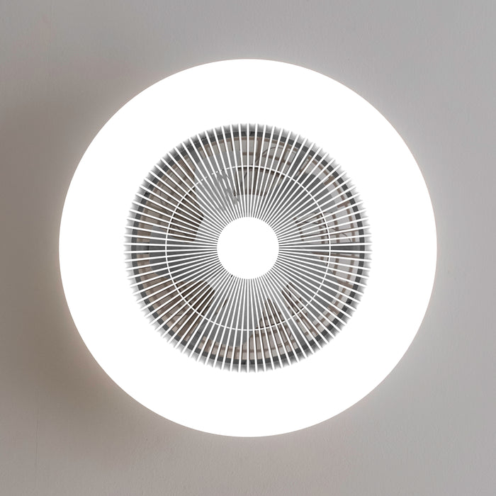 Ventilator de tavan cu lumină Cecotec EnergySilence LampAero 600 InsideWhite, motor DC 20 W, LED 40 W, 3 viteze, alb