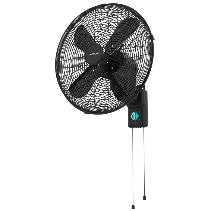 Ventilator de perete Cecotec EnergySilence 4500 Power Wall Black, 50 W, diametru 45 cm, 3 trepte, negru