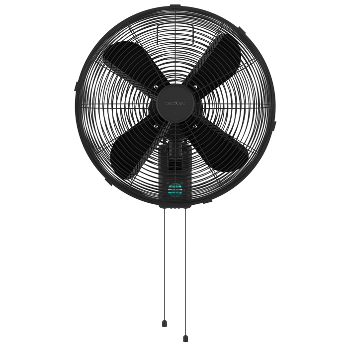 Ventilator de perete Cecotec EnergySilence 4500 Power Wall Black, 50 W, diametru 45 cm, 3 trepte, negru