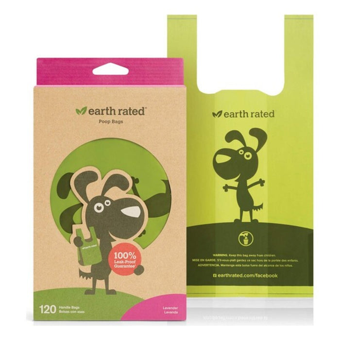 Genți/saci Earth Rated 870856100069 Lavandă Animale de Companie (120 uds)