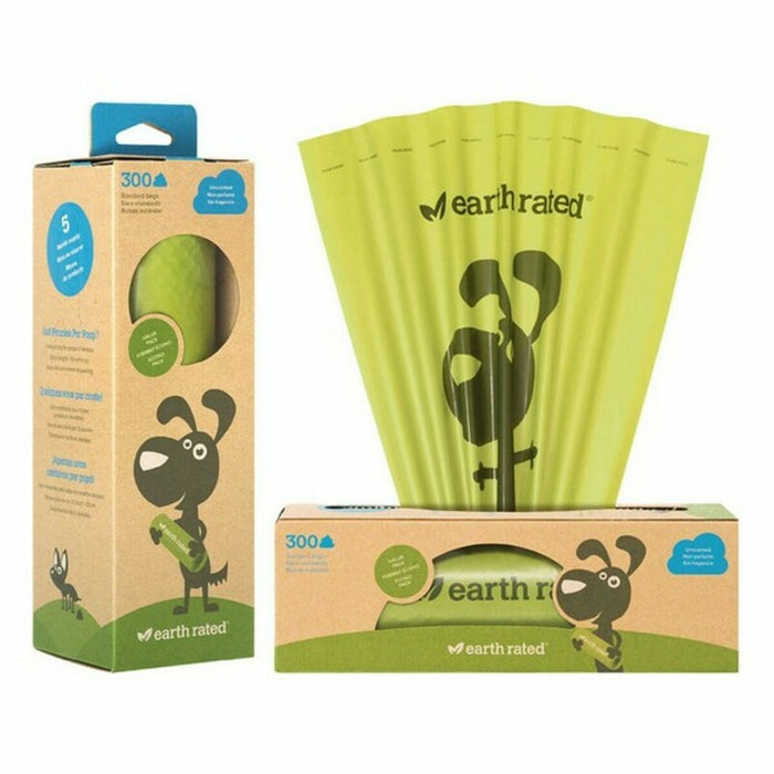 Dozator de Saci pentru Animale de Companie Earth Rated UNSCENTBIO300 (300 uds)