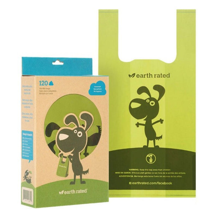 Genți/saci Earth Rated 870856100076 Fără parfum Animale de Companie (120 uds)