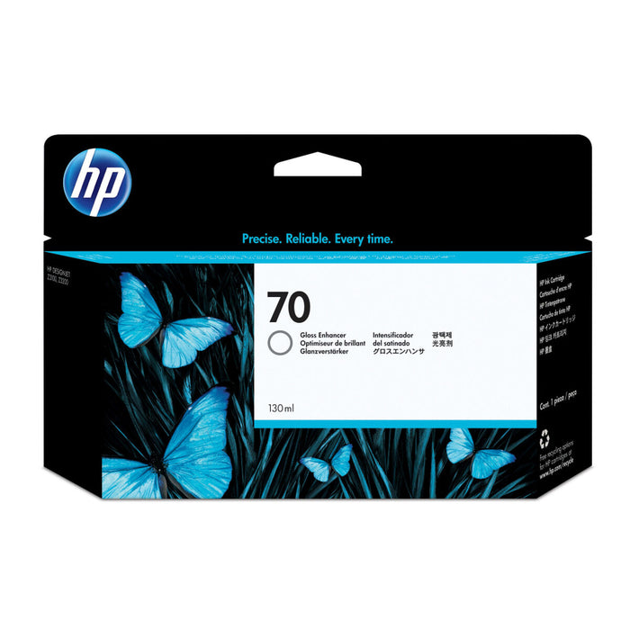 Cartuș cu Cerneală Originală HP Cartucho de tinta de mejora de brillo DesignJet HP 70 de 130 ml