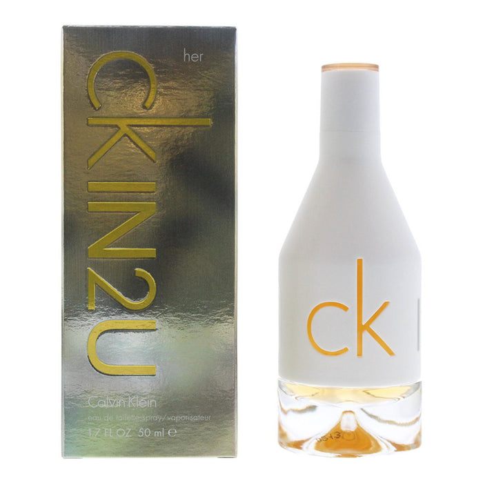 Apă de toaletă Calvin Klein CK IN2U, pentru femei, 50 ml