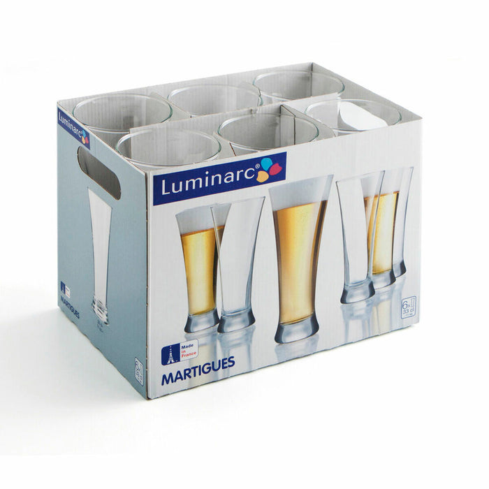 Pahar Luminarc Martigues Transparent Sticlă 6 Unități 330 ml