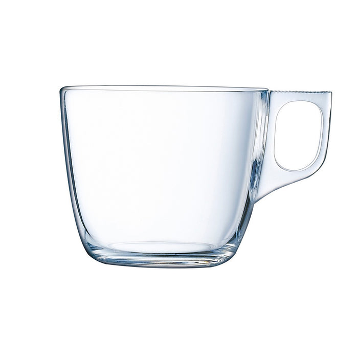 Set de Căni de Cafea Arcoroc Galben Sticlă (220 ml) (6 Unități)