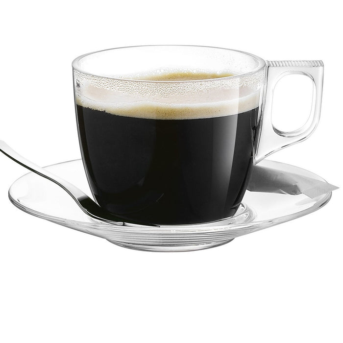 Set de farfurii Arcoroc Aroma Cafea Sticlă 14 cm (6 Piese)