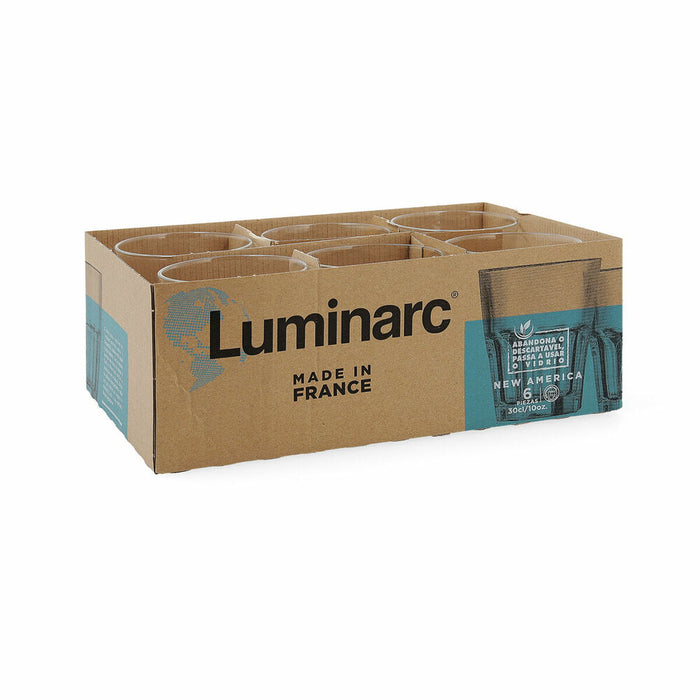 Pahar Luminarc New America Transparent Sticlă (30 cl) (Pack 6x)