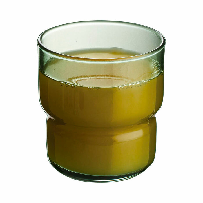Pahar Arcoroc Log Brush Verde Sticlă (22 cl) (6 Unități)
