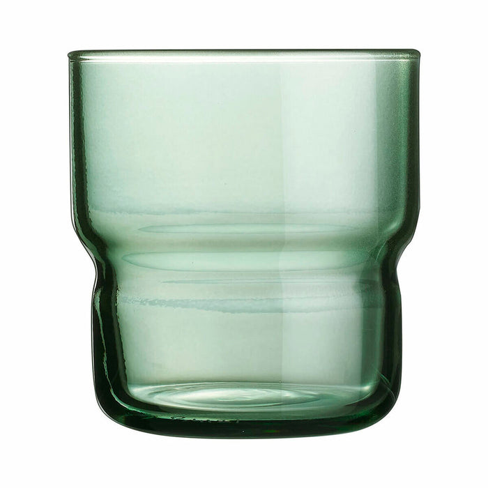 Pahar Arcoroc Log Brush Verde Sticlă (22 cl) (6 Unități)
