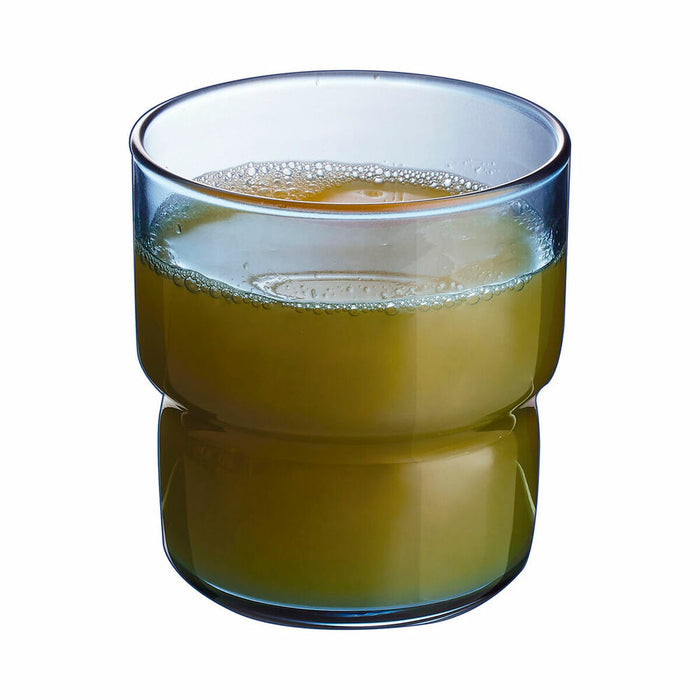 Pahar Arcoroc Log Bruhs Albastru Sticlă 6 Piese 220 ml