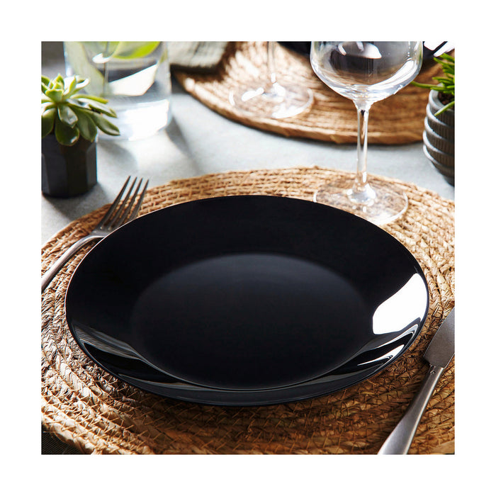 Plochá deska Arcopal Negru Sticlă (Ø 25 cm)