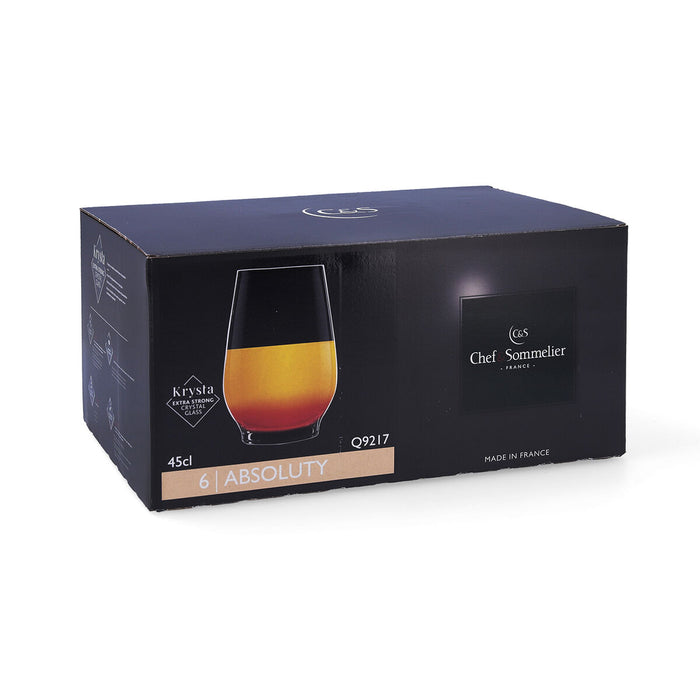 Set de pahare Chef & Sommelier Absoluty Transparent 6 Unități Sticlă 450 ml