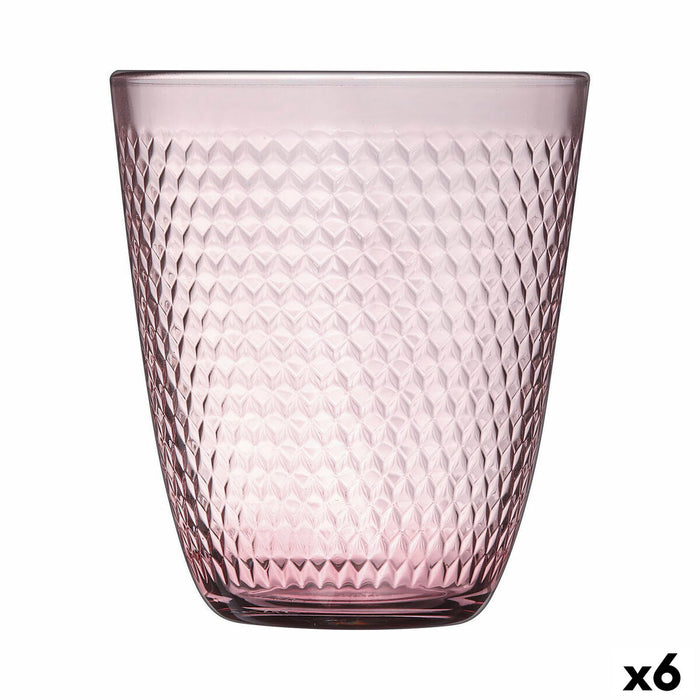Pahar Luminarc Pampille Rosa Sticlă 310 ml (6 Unități)