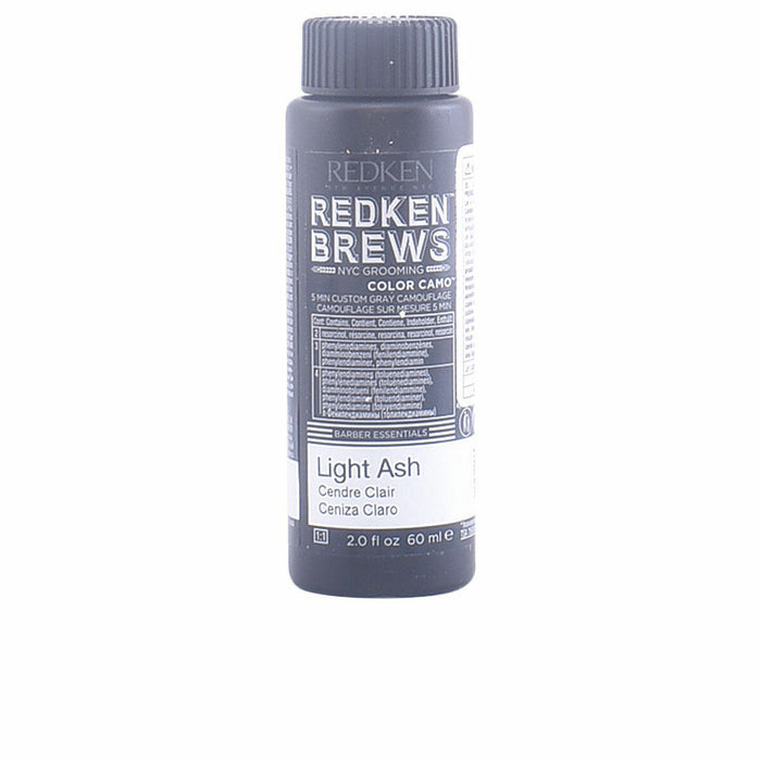Colorare Permanentă Cremă Redken Brews 0884486002204 Cenușiu Ton Deschis 60 ml