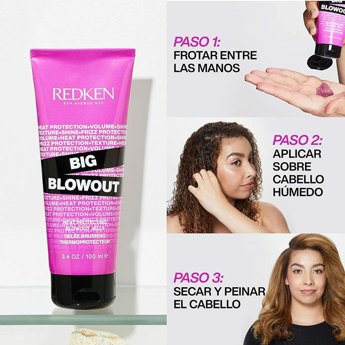 Cremă Termoprotectoare pentru Păr Redken Big Blowout Heat Protecting Jelly (100 ml)