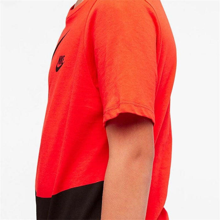 Tricou cu Mânecă Scurtă pentru Copii Nike Portocaliu