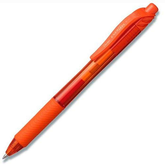 Stilou Pentel EnerGel Portocaliu 0,7 mm (12 Piese)