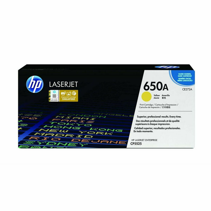 Toner HP 650A Galben