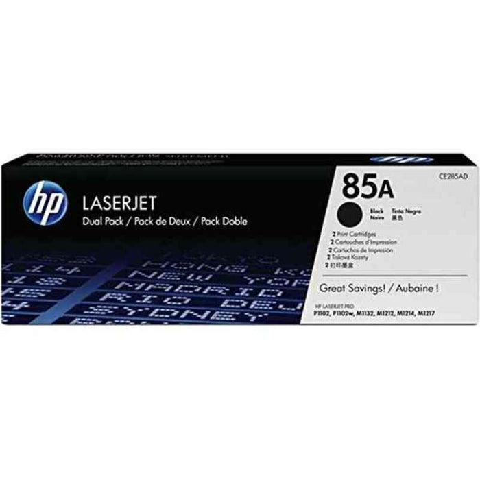 Toner Original HP 85A Negru (2 Unități)