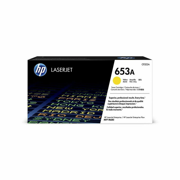 Toner HP Cartucho de tóner original LaserJet HP 653A amarillo Galben