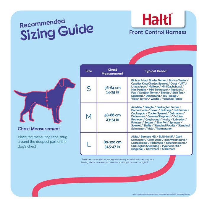 Ham pentru câini Company of Animals Halti Negru/Roșu Mărimea S (36-64 cm)