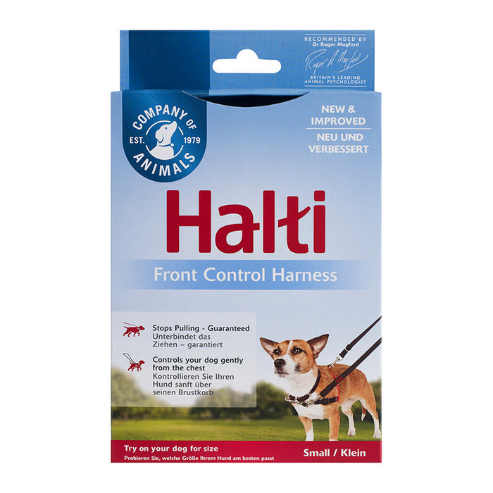 Ham pentru câini Company of Animals Halti Negru/Roșu Mărimea S (36-64 cm)