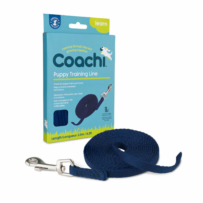 Lesă pentru câine Coachi Antrenament Albastru 2,5 m