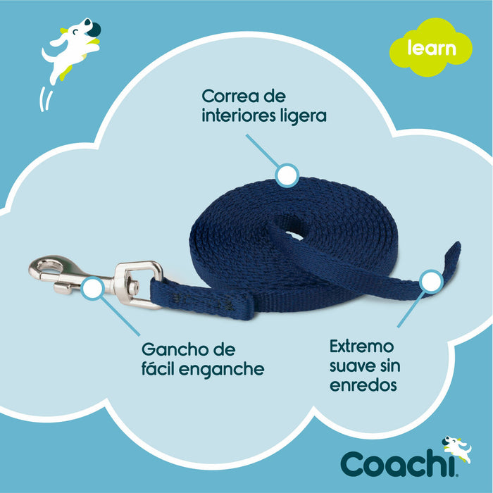 Lesă pentru câine Coachi Antrenament Albastru 2,5 m