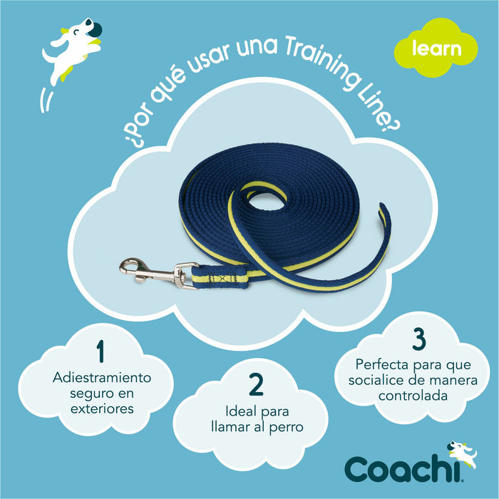 Lesă pentru câine Coachi Antrenament Albastru