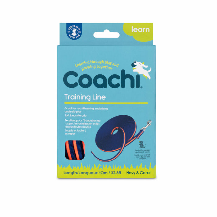Lesă pentru câine Coachi Antrenament Albastru 10m
