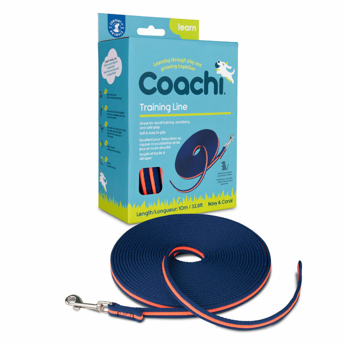 Lesă pentru câine Coachi Antrenament Albastru 10m